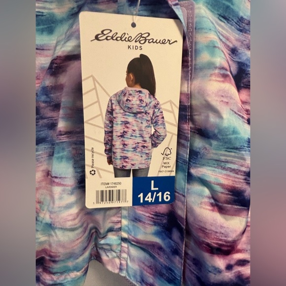 Eddie Bauer Kids Multicolor Raincoat - Picture 7 of 9